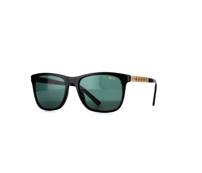 Chopard SCH152 700P Oval Black Frame & Green Gradient Mirrored Sunglasses for Women - Zoom Image 1