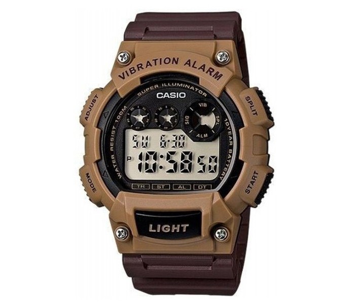 Casio W-735H-5ADF Mens Sports Watch Brown - Zoom Image