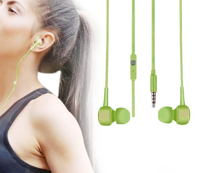 Kin K28 Perfect Sound Quality Headphone Green - Zoom Image