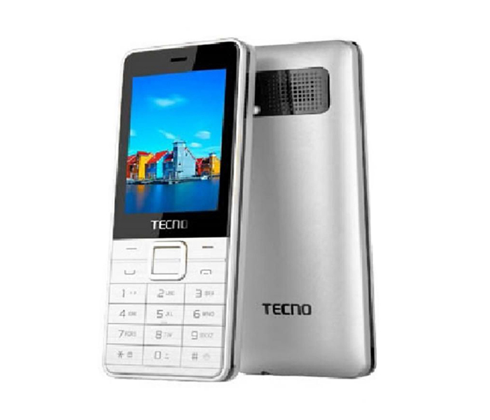 Tecno T401 2.4 inch 4MB RAM Cell Phone with Triple Sim - Grey - Zoom Image