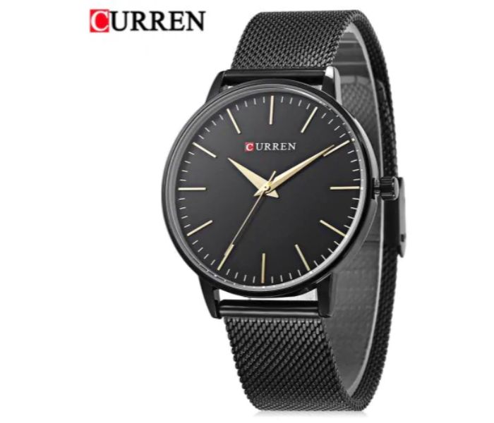 Curren 9021 Stainless Steel Analog Quartz Watch For Women Black - Zoom Image 1