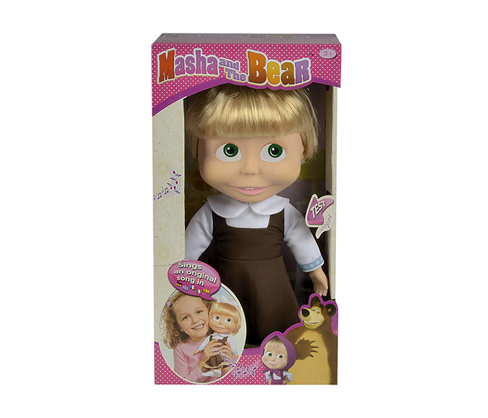 Simba 9306516 30 Cm Masha and The Bear Singing Doll - Zoom Image 1