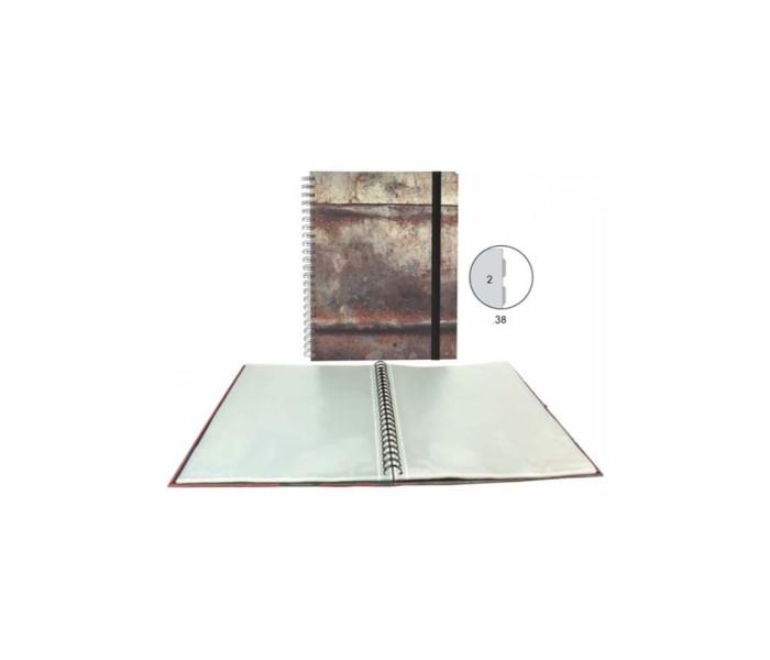 Senfort 93381 Wire-O Display Book With Divider Steel Oxide - Zoom Image