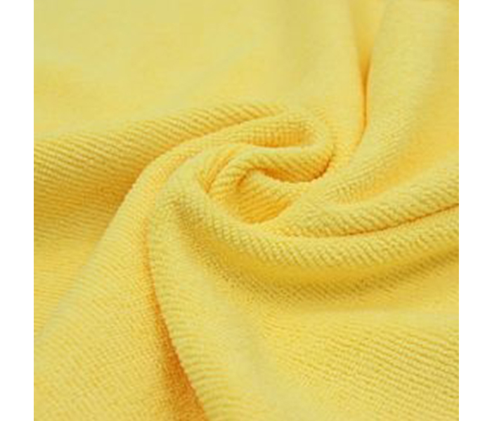 Gosmart 3 pieces Microfiber Cleaning Cloth, Yellow - Zoom Image 2