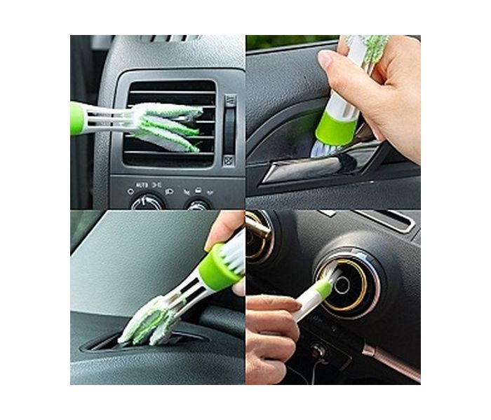 QRC Car AC Window Duster With Soft Brush - Zoom Image 1