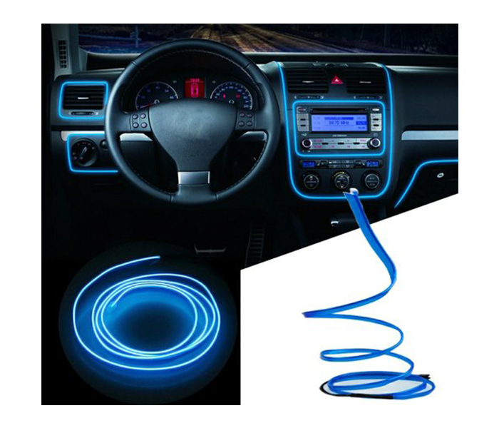 Decorative Car Flexible Light for Dashboard - Blue - Zoom Image