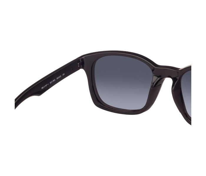 Ray-Ban 0RB4197l 601/8G Wayfarer Black Frame & Blue Gradient Mirrored Sunglasses for Unisex - Zoom Image 4