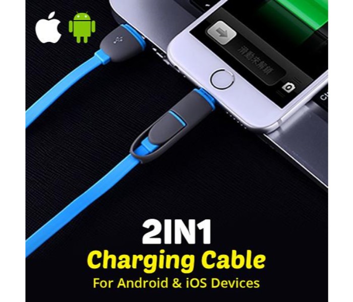 2 in 1 Retractable Charging Micro USB and Lightning to USB Data Cable ZE369 Assorted - Zoom Image 5