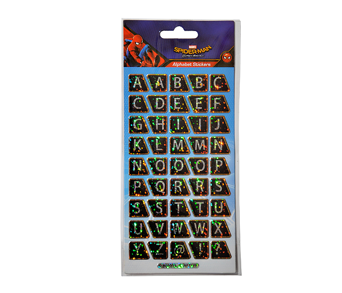 Spiderman SFCO07470 Face Alphabet Sticker - Zoom Image