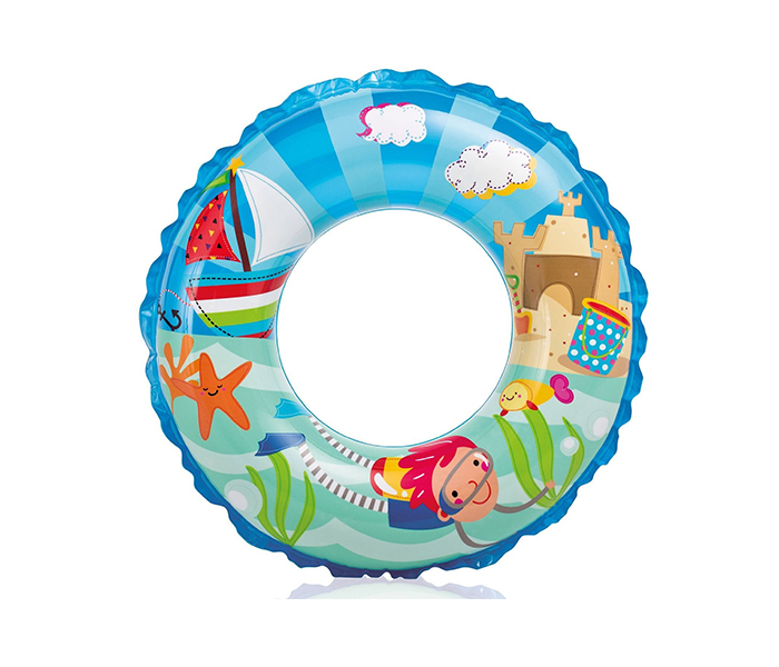 Intex ZX-59242 24-inch Inflatable Transparent Rings Swim Tube - Set of 3 - Zoom Image 1