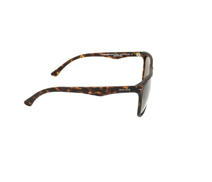 Police SPL357 878P Wayfarer Dark Havana Frame & Brown Mirrored Sunglasses for Unisex - Zoom Image 1