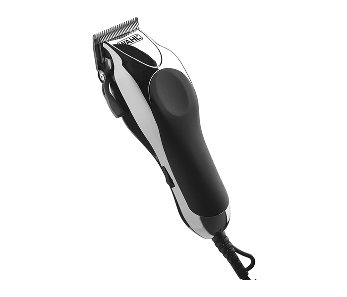 Wahl 79524-227 Chrome Pro DeLuxe Corded Hair Clipper & Trimmer - Black & Silver - Zoom Image 2