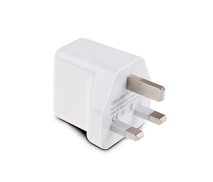 Trands TR-AD537 Lightning USB Travel Charger - White - Zoom Image 2