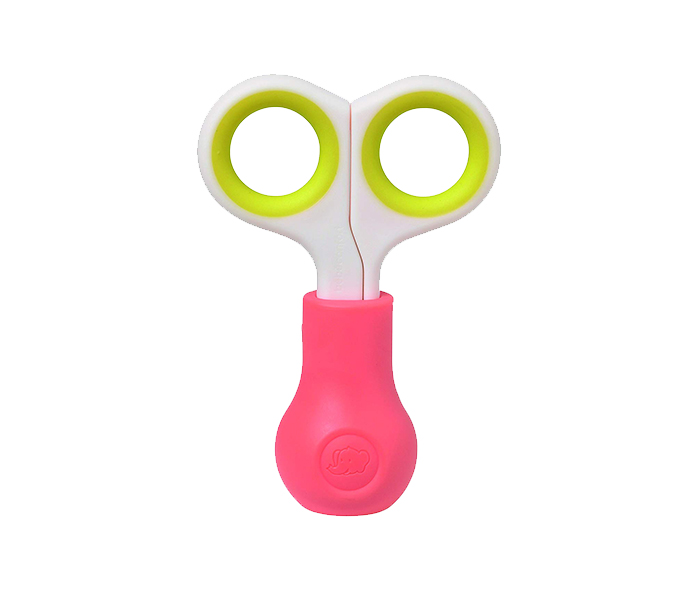 Bebe Confort 32000214 Baby Scissors with Base - White & Pink - Zoom Image 1