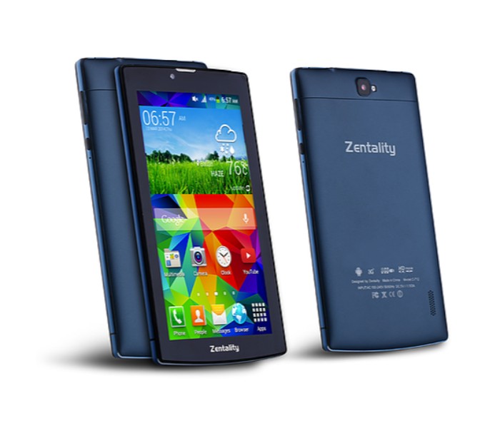 Zentality C-712 3G 7 inch Quad Core 1.5 Ghz Android 5.1 Lollipop Tablet Blue - Zoom Image