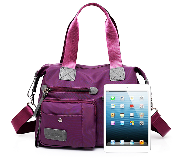 Oxford Femme Handbag & Backpack Set Of 5 PCs - Purple - Zoom Image 8