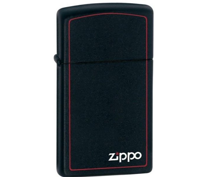 Zippo 1618ZB Matte Border Lighter Black - Zoom Image