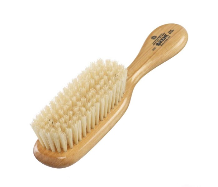 Kent BA21 Super Soft Pure White Bristle Brush made from Satinwood Beige - Zoom Image 2