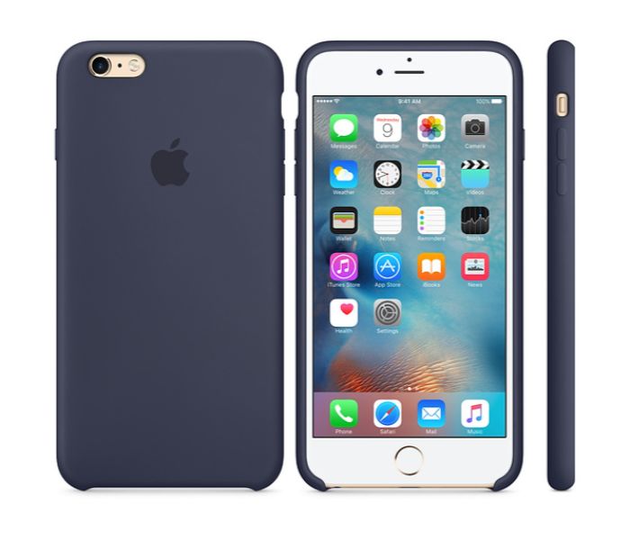 Silicone Case For iPhone 6 And 6S Plus MQAP66SB Blue - Zoom Image 1