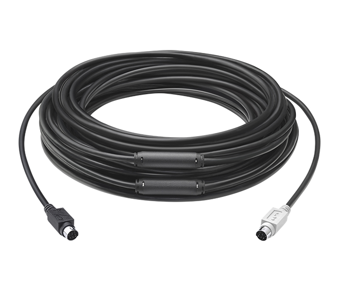 Logitech 939-001490 Group 15M Extended Cable - Black - Zoom Image 3