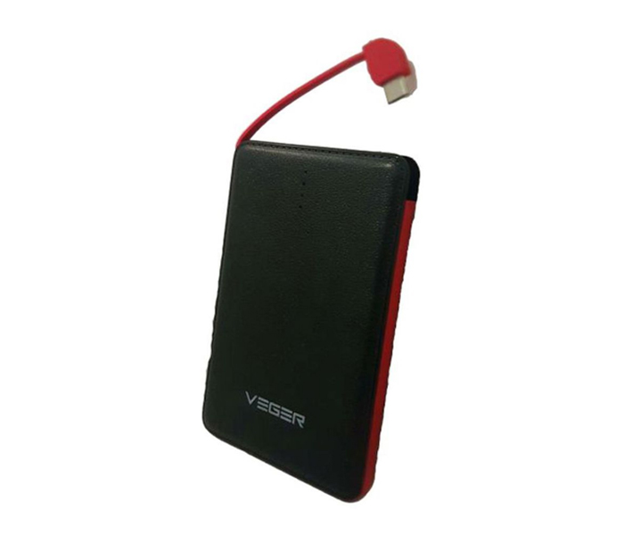 VEGER Portable Power Bank 15000mAh - Black - Zoom Image 1