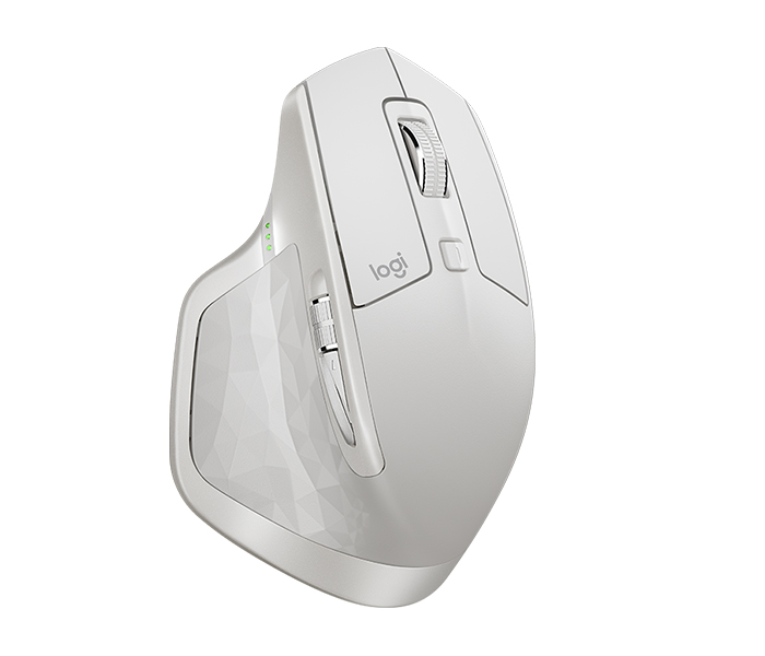 Logitech 910-005141 MX Master 2S Wireless Mouse - Light Grey - Zoom Image 1