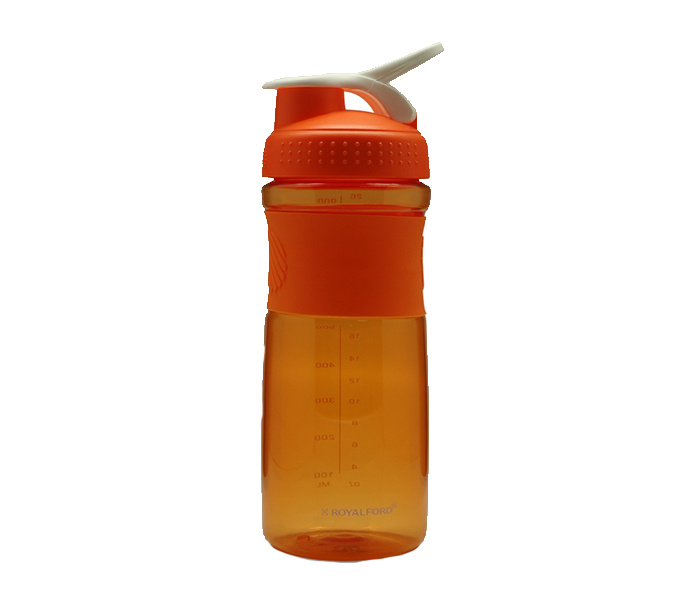 Royalford RF7276 800ML Plastic Water Bottle - Orange - Zoom Image