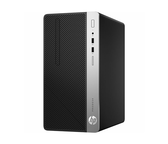 HP PRO DESK 400 G4 HD Display Intel Core i7-7700 1TB HDD 4GB RAM Micro Tower Desktop - Black - Zoom Image 2