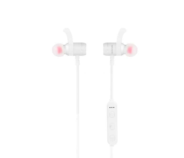 Promate Move Wireless Secure-Fit In-Ear Stereo Sporty Magnetic Earbuds, Silver - Zoom Image 6