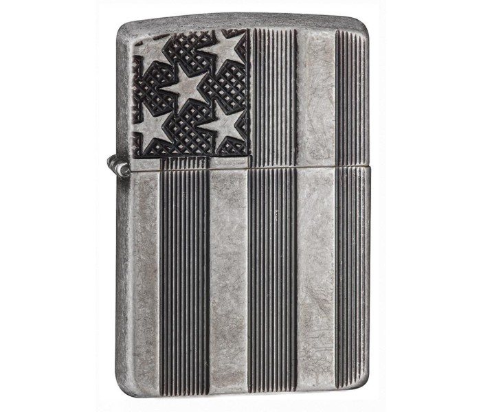 Zippo 28974 US Flag Lighter Silver - Zoom Image 4