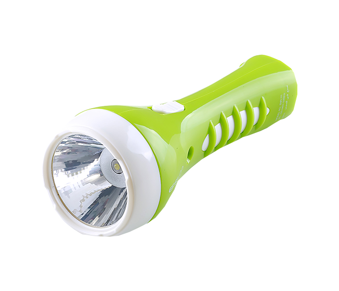 Epsilon ENFL111 Rechargeable LED Plastic Torch Light - Green - Zoom Image 2