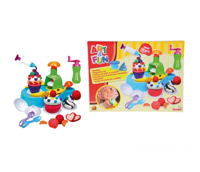 Simba 6329789 Art & Fun Cupcake Plastic Dough Set - Zoom Image 5