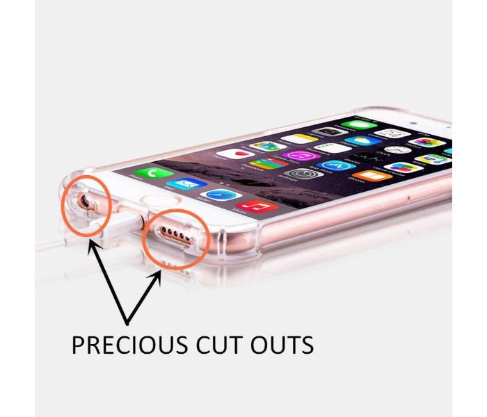 Shockproof Silicone TPU Transparent Back Case For iPhone 6 Plus and 6s Plus SHTCS6 Clear - Zoom Image 4