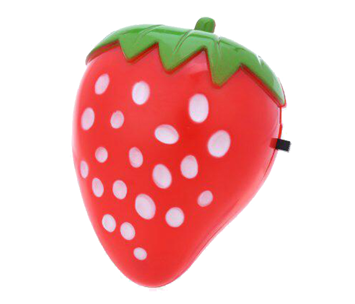 Zen New Fashionable Multi Colour Strawberry Design LED Night Lamp - Red - Zoom Image 3