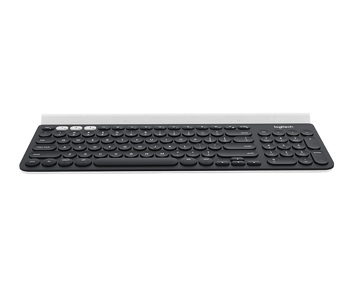 Logitech 920-008042 K780 Multi-Device Wireless Keyboard - Grey & White - Zoom Image 2