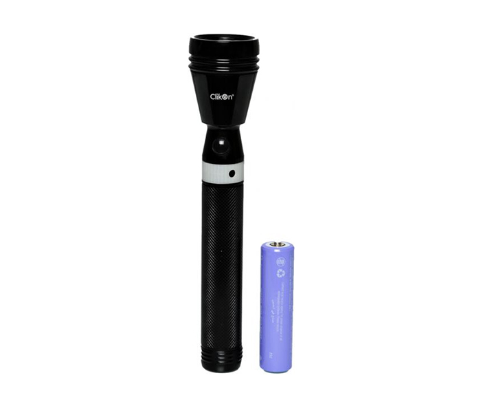 Clikon CK2094 Rechargeable LED Flash Light - Black - Zoom Image 1