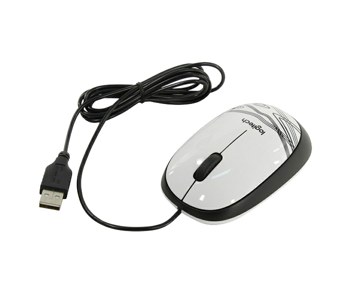 Logitech 910-002944 M105 USB Wired Mouse - White - Zoom Image 3