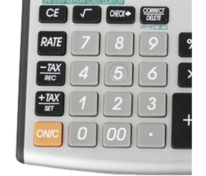 Citizen CTZ CT 500V 10 Digit Basic Calculator Black - Zoom Image 1