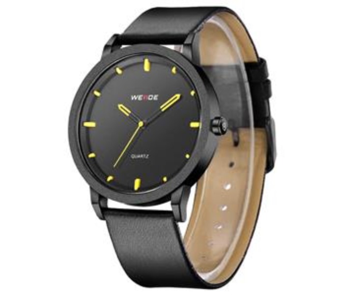 Weide WD 001LB Mens Analog Watch Yellow and Black - Zoom Image 1