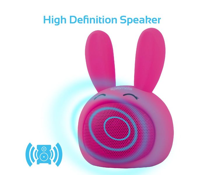 Promate Bunny Mini High Definition Wireless Bunny Speaker - Pink - Zoom Image 1