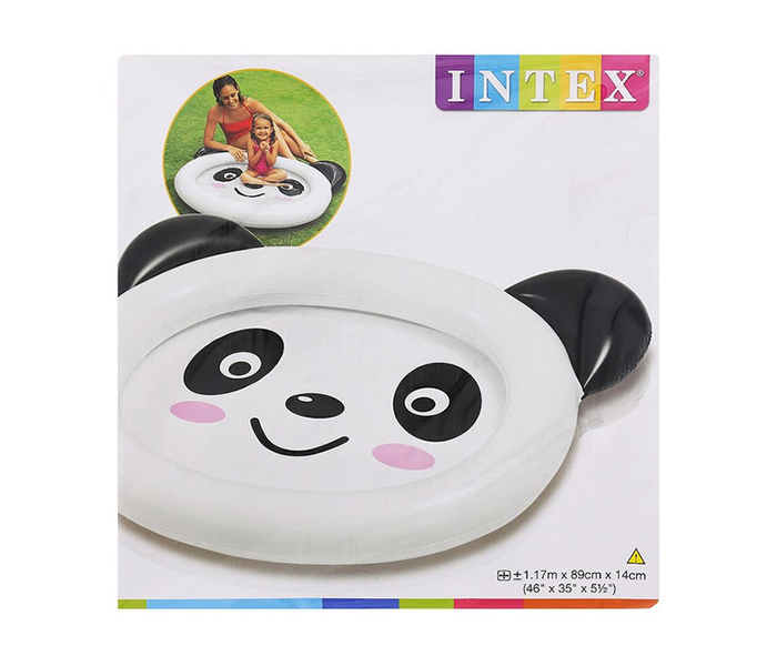 Intex ZX-59407 Inflatable Smiling Panda Baby Swimming Pool - White - Zoom Image 1