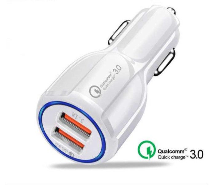 Fast Adaptive Qualcomm QC 3.0 Certified Dual 2 USB Port Quick Car Charger for all Devices FA152 Assorted - Zoom Image 7