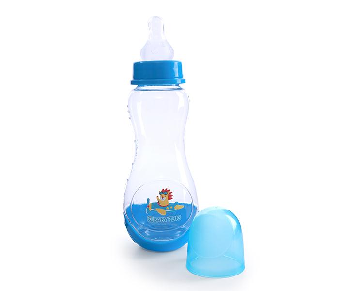 Baby Plus BP5074 Feeding Bottle with Hood Cap - Blue - Zoom Image