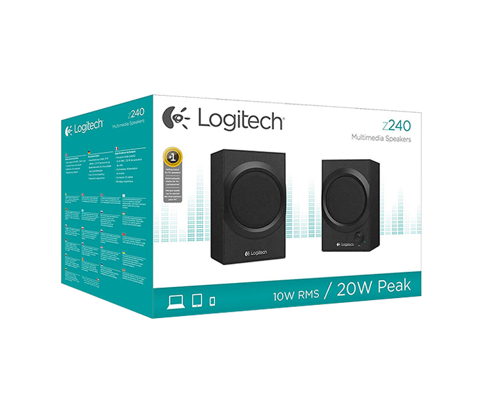 Logitech 980-001228 Z240 3.5mm Multimedia Speakers - Brown - Zoom Image 2