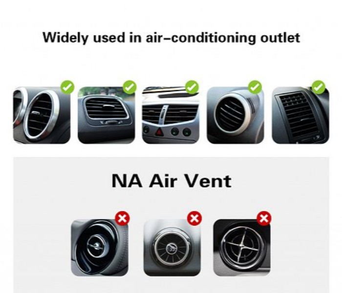 Fashionable Gravity Air Vent Outlet Car Mount Mobile Holder For 4-6 Inch Smartphone CMH123 Assorted - Zoom Image 1