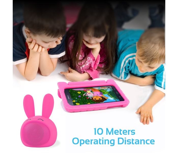 Promate Bunny Mini High Definition Wireless Bunny Speaker - Pink - Zoom Image 5