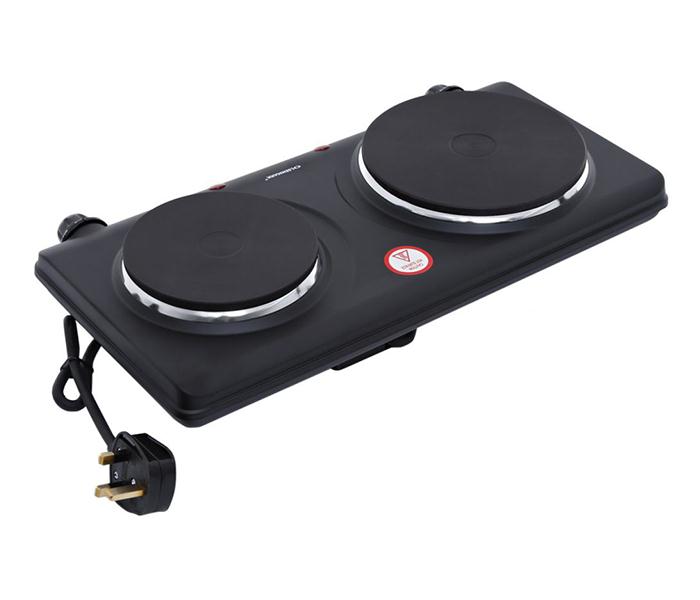 Olsenmark OMHP2034 Electric Double Hot Plate - Black - Zoom Image 3