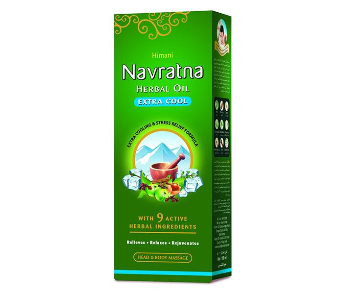 Himani Navratna Herbal Extra Cool Oil - 200ML - Zoom Image