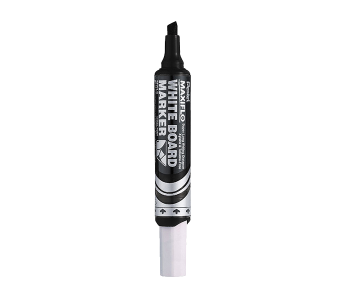 Pentel PE-MWL6-A White Board Marker with Medium Chisel Tip - Black - Zoom Image 4