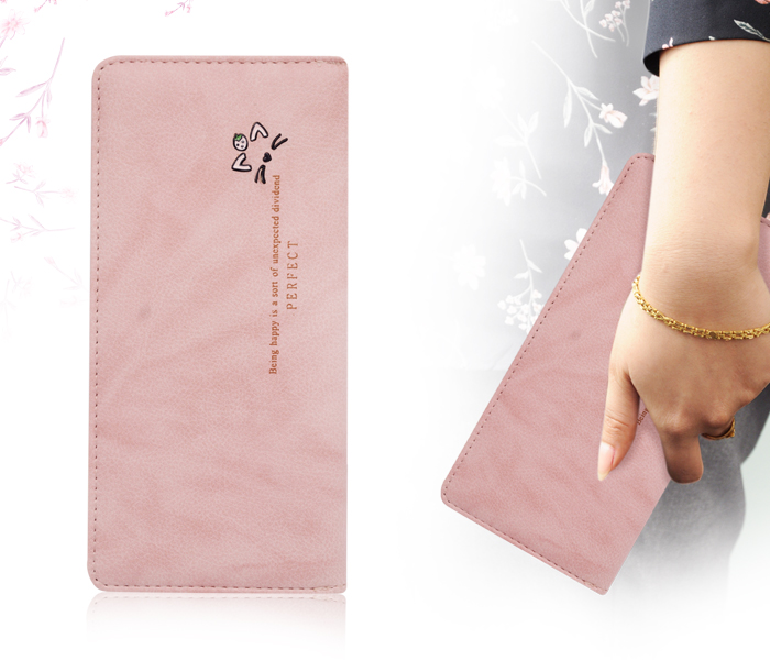 Womens Fashion Leather Wallet BH4452 - Pink - Zoom Image 1